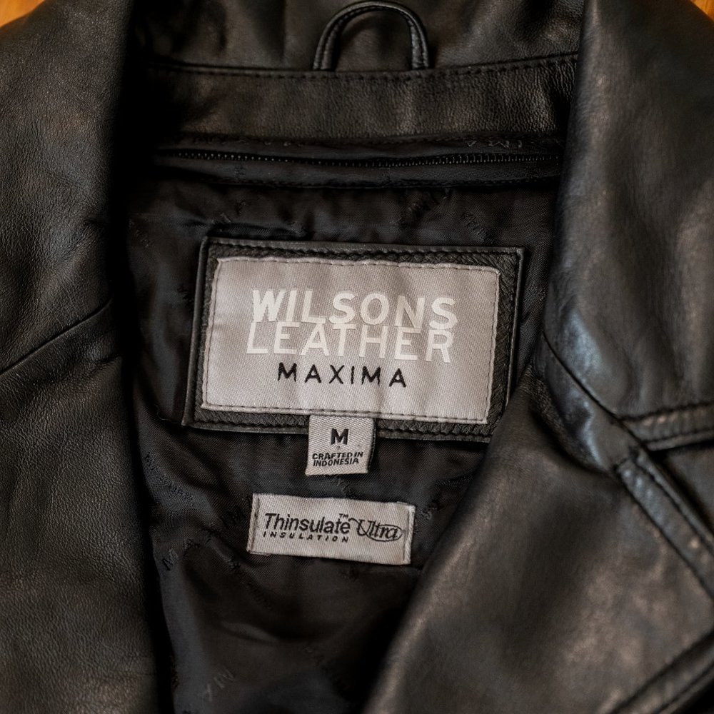 EUC Wilsons Leather Maxima Women's Jacket - Size M - Picture 13 of 15